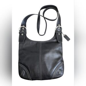 Vintage Coach Soho Legacy Slim Hippie crossbody 9549 in black EUC